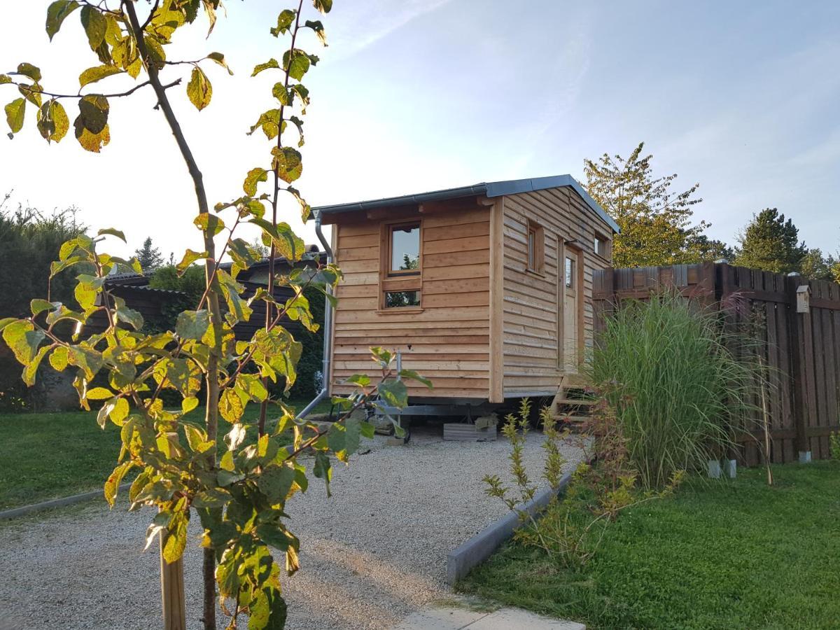 Zirbenholz Tiny House "Waldhauszeit" Am See Mücke Dış mekan fotoğraf