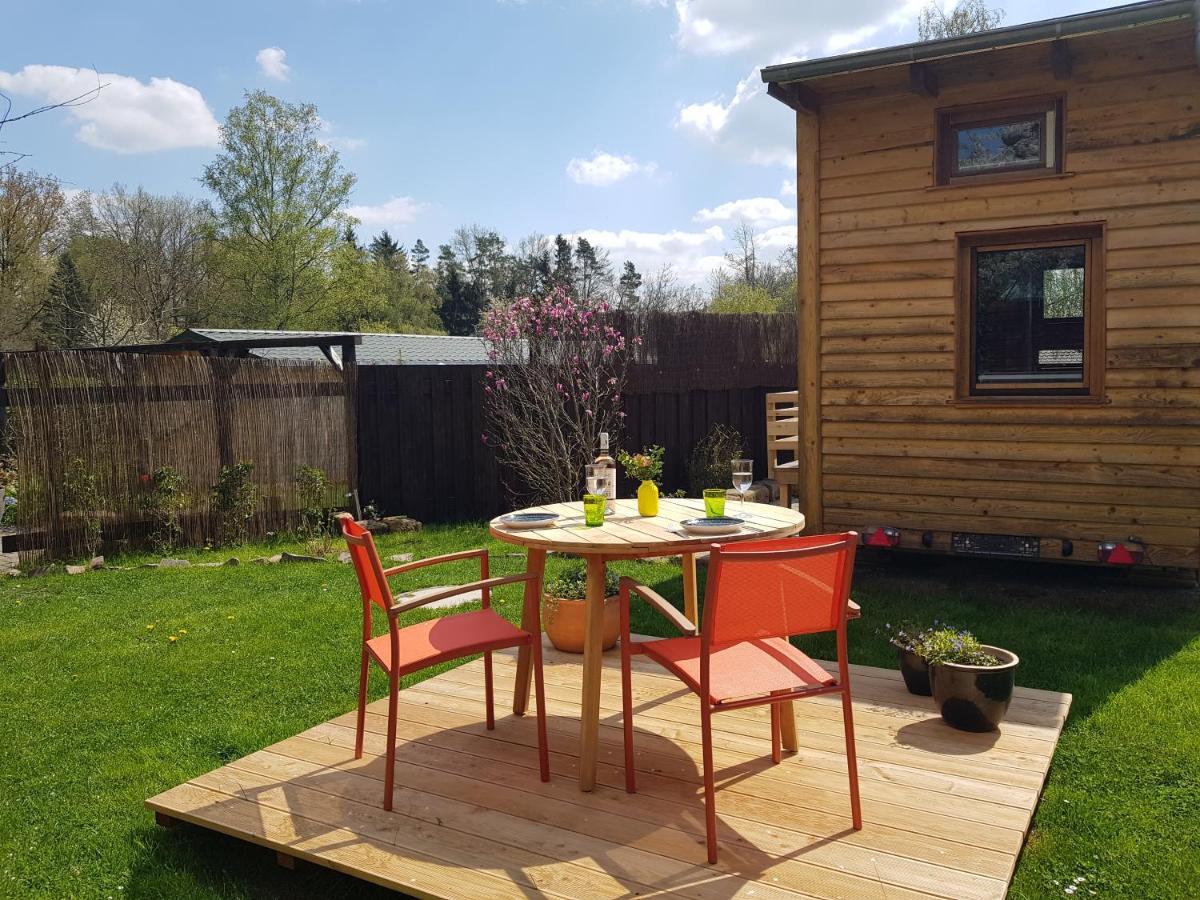 Zirbenholz Tiny House "Waldhauszeit" Am See Mücke Dış mekan fotoğraf