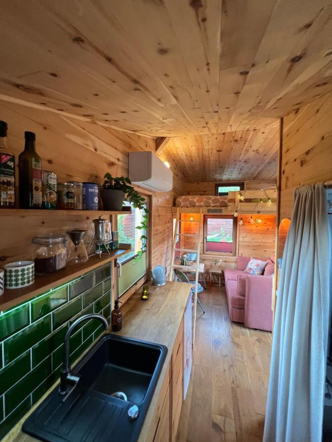 Zirbenholz Tiny House "Waldhauszeit" Am See Mücke Dış mekan fotoğraf